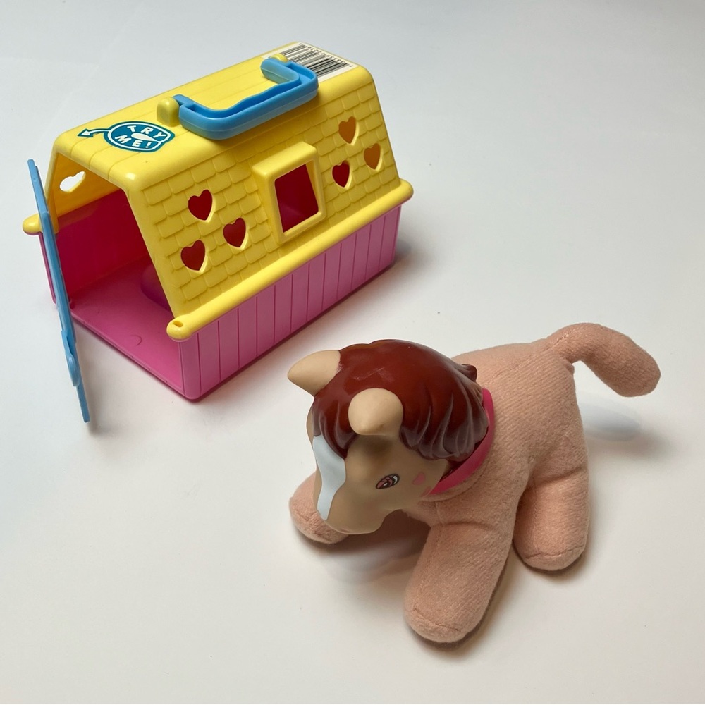 Pony Go Bye Bye by Blue Box Toys, Pony and Carrier 80s 90s Nostalgia